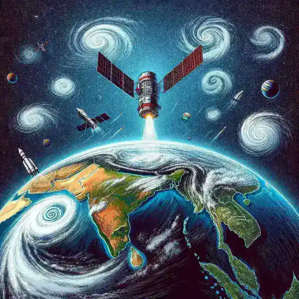 Índia Lança Satélite para Rastrear Ciclones no Oceano Índico